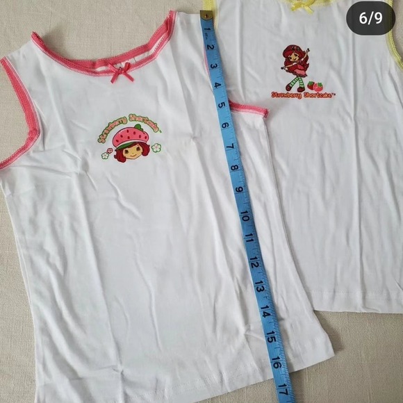 Older Strawberry Shortcake 2-pack Tank Tops 4t - Picture 7 of 8